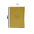 مصحف 17×24  7لون غلاف بيو مذهب الاطراف