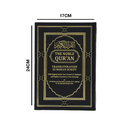 مصحف 17×24 عربي انجليزي لاتيني الوان الطيف بيو