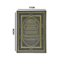 مصحف 17×24 عربي انجليزي لاتيني الوان الطيف بيو