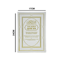 مصحف 17×24 عربي انجليزي لاتيني الوان الطيف بيو