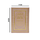 مصحف 17×24 عربي انجليزي لاتيني الوان الطيف بيو