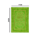 مصحف 17×24 عربي انجليزي لاتيني الوان الطيف مخمل