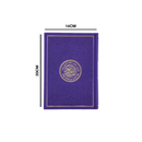 مصحف 14×20 عربي انجليزي شاموا غلاف بيو موف غامق