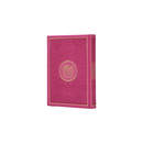 مصحف 14×20 عربي انجليزي  لاتيني شاموا غلاف بيو فوشيا