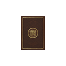 مصحف 14×20 عربي انجليزي لاتيني شاموا غلاف بيو بني غامق