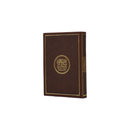 مصحف 14×20 عربي انجليزي لاتيني شاموا غلاف بيو بني غامق