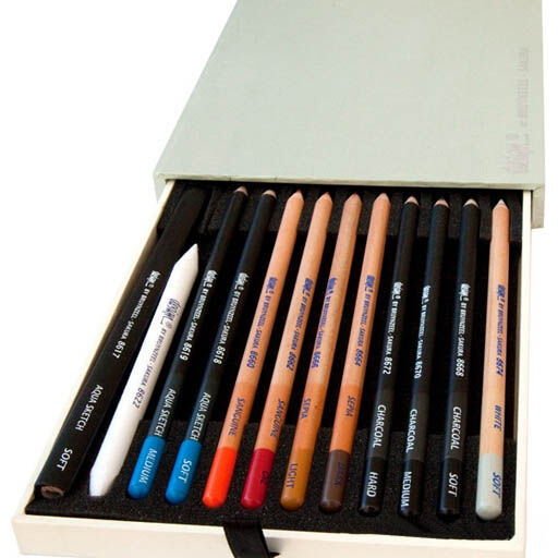 SPECIALTY ARTIST SKETCHING SET 12PCS DESIGN-8823H12