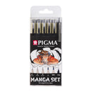 SAKURA PIGMA MANGA SET 6PCS-POXSDKMAN6