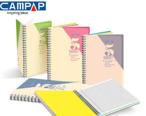 SPIRAL NOTE BOOK PP A4+ 160SHT 70G 5SUB-3263