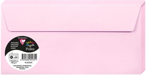 ENVELOPE POLLEN 110X220 120G DRAGEE PINK-5535