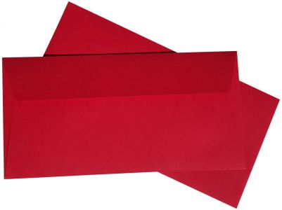 ENVELOPE POLLEN 110X220 120G INTEN.RED-5585