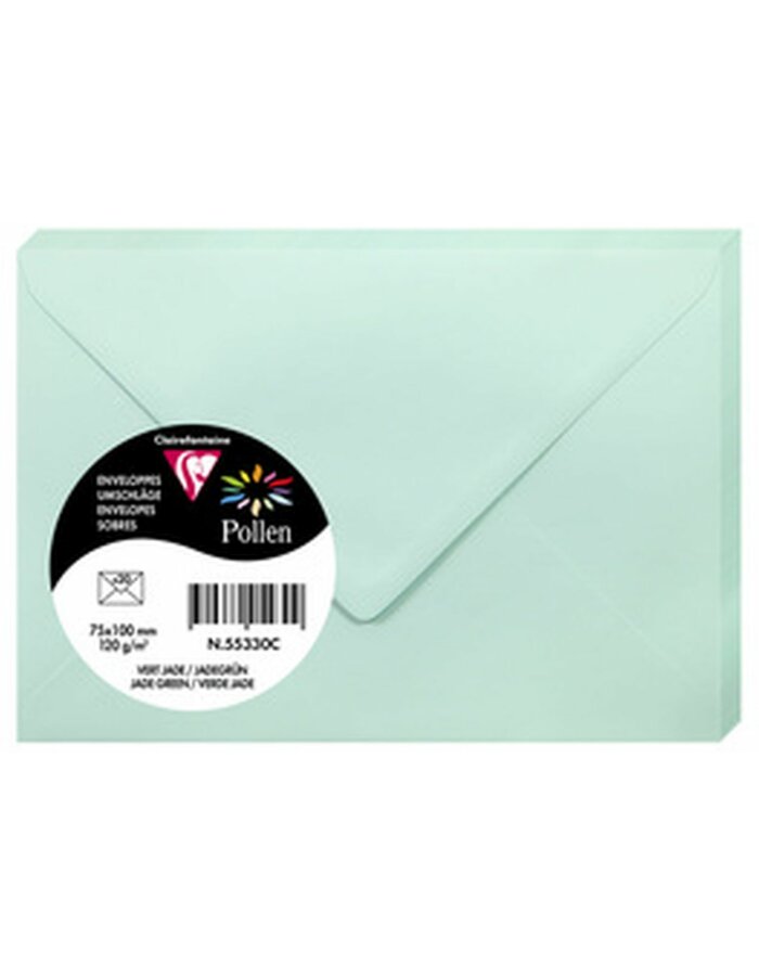 ENVELOPE POLLEN 75X100 120G JADE GREEN-55330