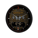 AL FAJR CLOCK BLACK WITH PICTURE-CR-23K