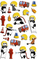 STICKER COOKY FIREMAN-CY115