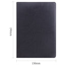 NOTE BOOK 190X130MM 80SHT LEATHER COVER-7902