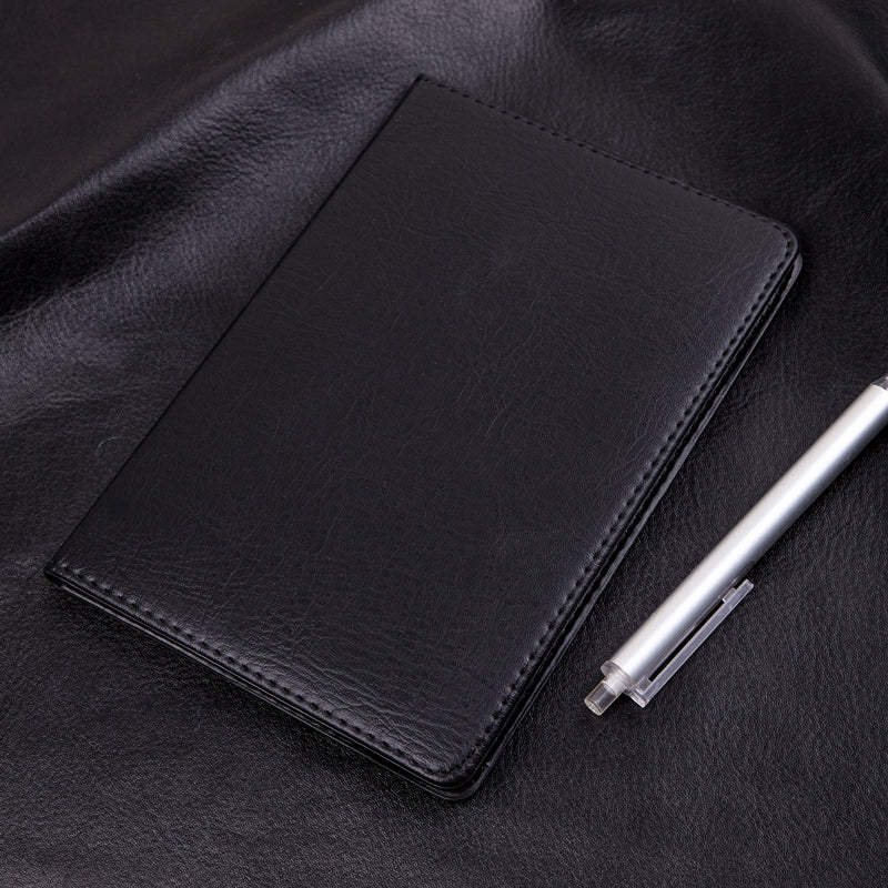 NOTE BOOK 190X130MM 80SHT LEATHER COVER-7902