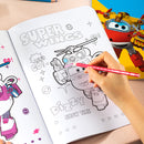 COLORING BOOK A4 SUPER WINGS-N028-ASSORTED COLOUR