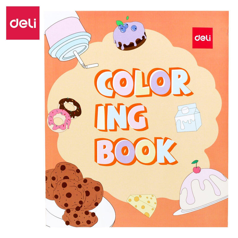 COLORING BOOK 210X180MM 12SHT-N046