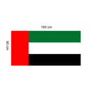 UAE FLAG 90 X180 CM