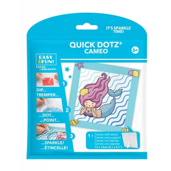 DIAMOND DOTZ Quick DOTZ Mermaid Dreams Diamond Art Painting Kit 5.1" X 5.1"