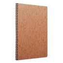 SPIRAL NOTE BOOK A4 50'S 5X5 AGE BAG TOBACCO-781422