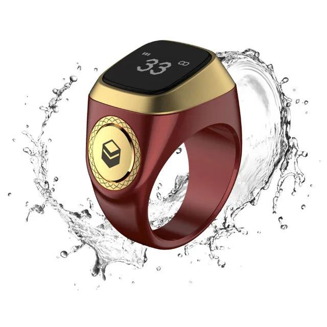 IQIBLA ZIKR RING E01S LITE 20MM BROWN