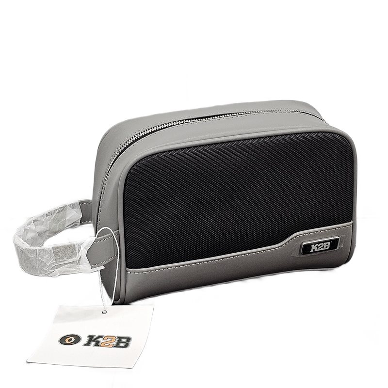 TRAVEL POUCH BLACK/BEIGE - GP-023244-BG