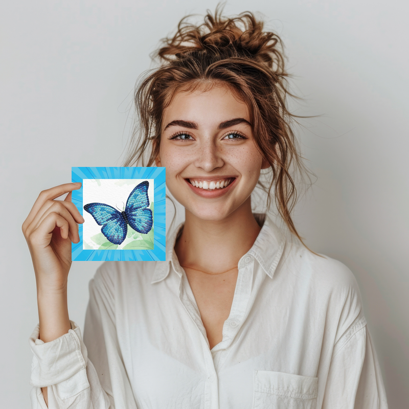 QUICK DOTZ CAMEO:BLUE BFLY