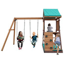 Mount Peak - Matterhorn Swing Set & Playhouse - MP76139