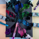 Mont Marte Glitter  Paint 75ML LIGHT BLUE-MKGL0009