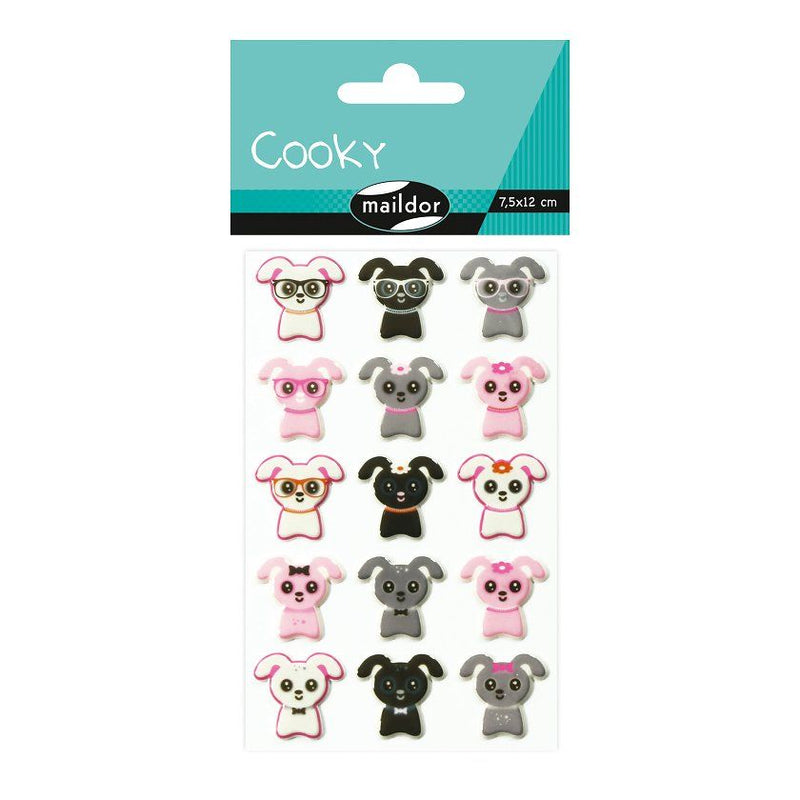 STICKER COOKY PUPPIES-CY014