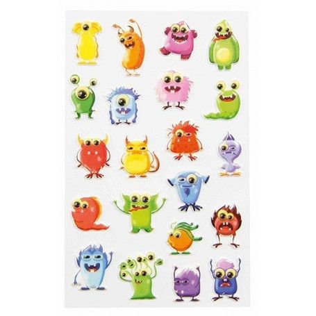 STICKER COOKY MONSTERS-560503