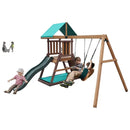 Mount Peak - Matterhorn Swing Set & Playhouse - MP76139