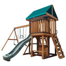 Mount Peak - Logan Swing Set & Playhouse with balcony - MP76142