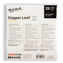 Copper Leaf 14x14cm 25 Sheet-MAXX0023