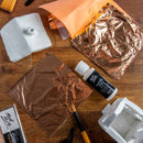 Copper Leaf 14x14cm 25 Sheet-MAXX0023