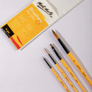 Mont Marte-Brush Set Gallery Acrylic 4Pcs-BMHS0009