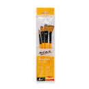 Brush Set Galley Acrylic 4 Pieces-BMHS0013