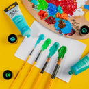 Mont Marte-Brush Set Gallery Acrylic 4 Pieces-BMHS0018