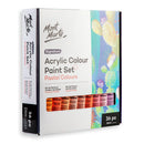 Acrylic Colour Pastel Paint Set Signature 36pc x 36ml - MSCP3636