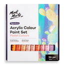 Acrylic Colour Pastel Paint Set Signature 36pc x 36ml - MSCP3636