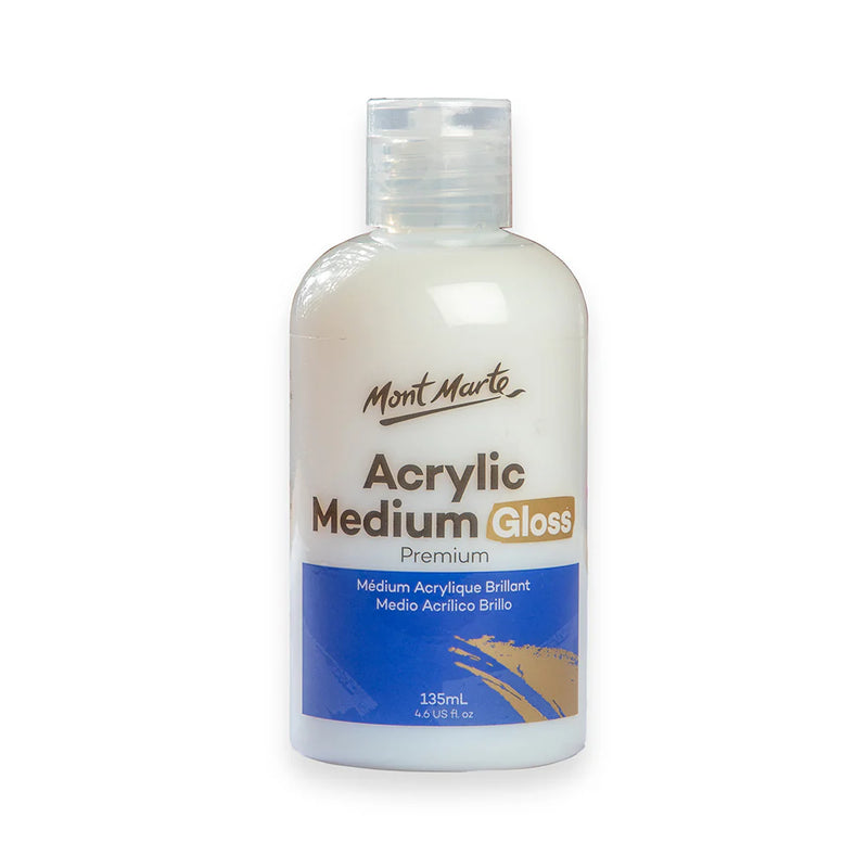 Mont Marte-Acrylic Gloss Medium 135ml-MAMD0001