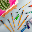 Mont Marte-Brush Set Gallery Acrylic 6 Pieces-BMHS0017