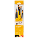 Mont Marte-Brush Set Gallery Acrylic 6 Pieces-BMHS0017