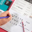 Calligraphy Pad 23X30 CM Square 70Gsm 50 Sheet-MMCA0005