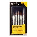 Brush Taklon Detail Liner 5 pieces-BMHS0034