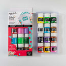 Mont Marte-Fabric Paint 12 Color x 20ml-PMHS0076