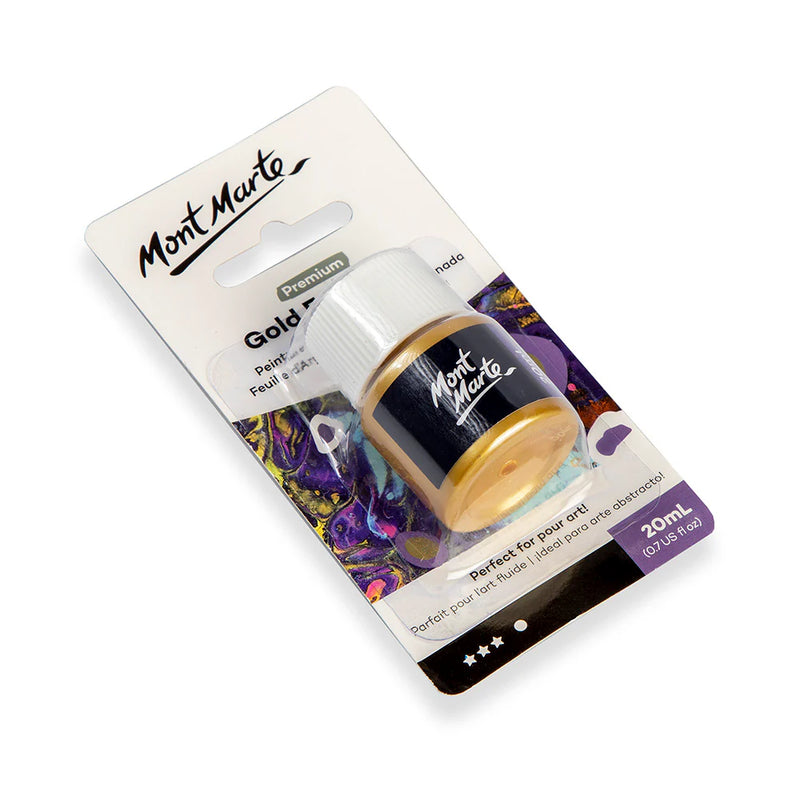Mont Marte-Gold Foil Paint 20ml-PMPP2002