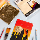 Gold Leaf 14x14cm 25 Sheet-MAXX0022