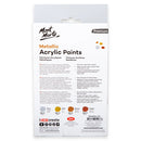Mont Marte-Acrylic Paint Metallic 4X50ml Set-PMHS0012